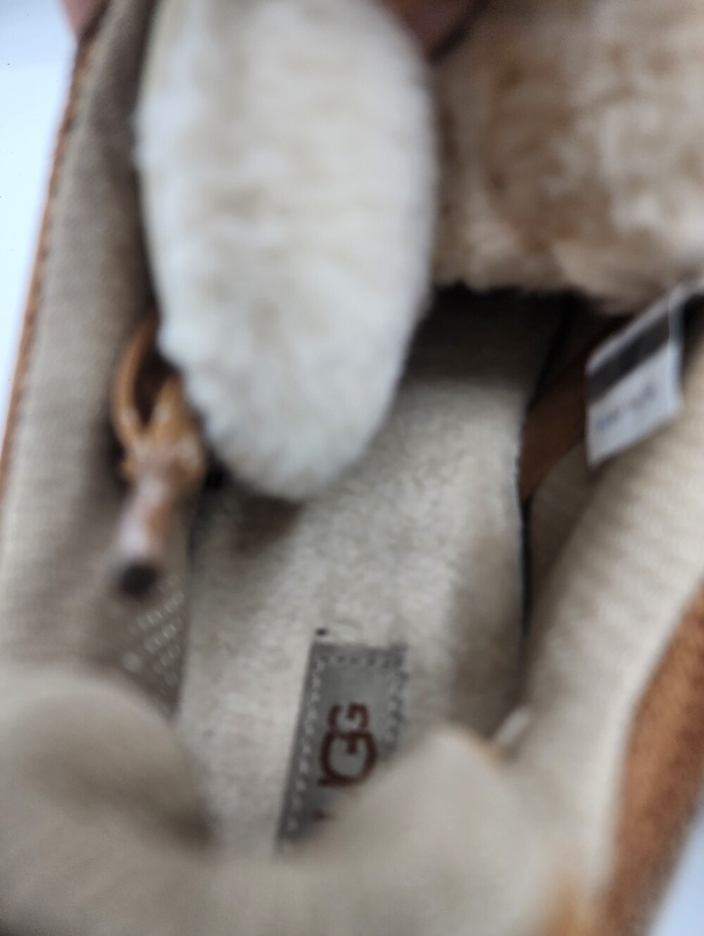 Uggs Lowmel Tan Suede Shearling Lined Sneakers - Picture 10 of 15